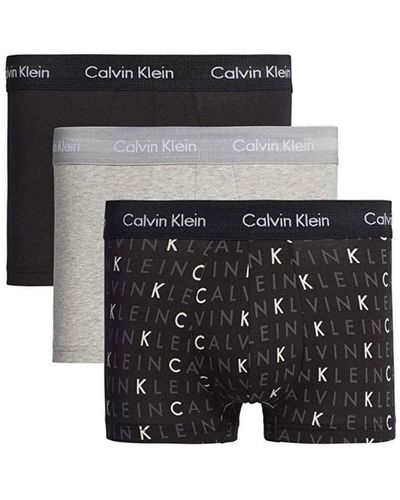 Calvin Klein 3 Pack Cotton Stretch Boxer Briefs, White