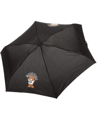 Moschino Damen Regenschirm black - Schwarz