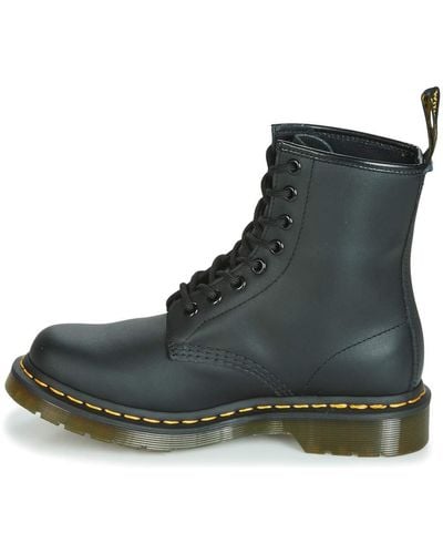 Dr. Martens , Jadon 8-eye Leather Platform Boot For And , Black Polished Smooth, 8 Us /7 Us