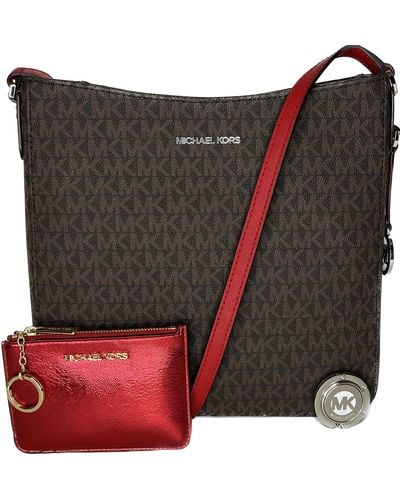 Michael Kors Jet Set Travel Große Kette Schultertasche gebündelt Geldbörse  Haken, Gepäck : : Fashion