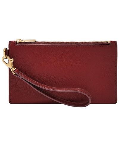 Fossil Small Wristlet Pouch - Red