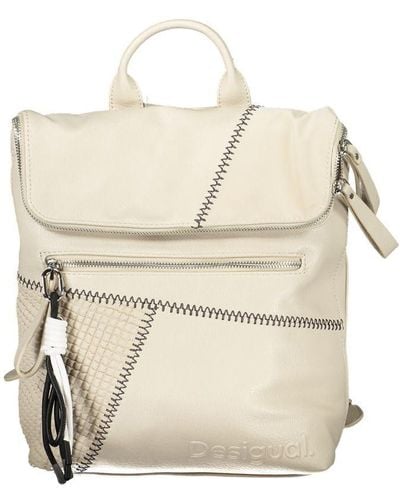 Desigual Accessories Pu Backpack Medium - White