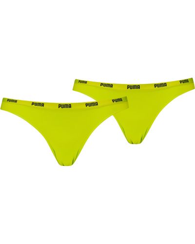 PUMA Iconic Bikini Underwear - Verde
