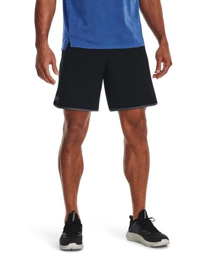 Under Armour S Hiit Woven 8in Shorts Black M - Blue