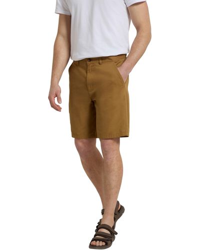 Mountain Warehouse Organic Woods Chino Shorts - Leicht, atmungsaktiv, LSF 50, viele Taschen, Kurze Hose - Ideal für - Natur