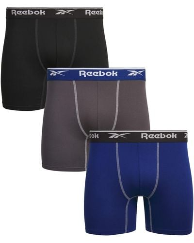 Reebok Sport Soft Performance Boxer Briefs - Black
