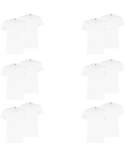 PUMA Shirt Onder Shirt Pack Van 8 - Wit