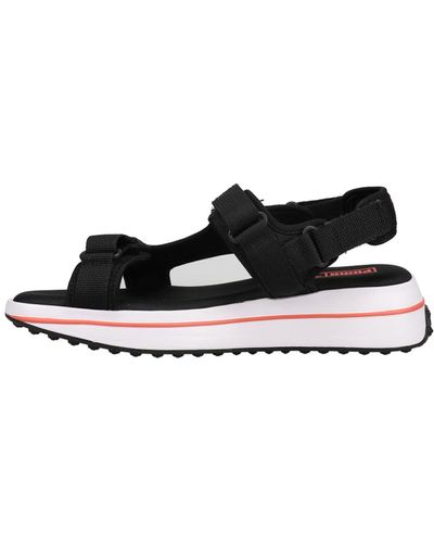 PUMA Future Rider Sandal Black-Star Sapphire-Popy Red - Schwarz