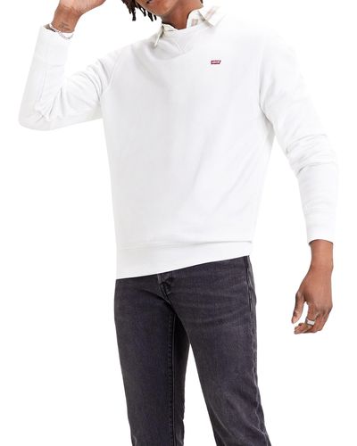Levi's New Original Crew Sweat-shirt White - Blanc
