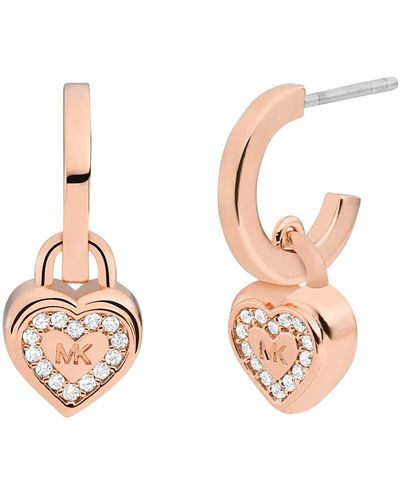 Buy MICHAEL KORS Premium Rose Gold Earrings  Shoppers Stop