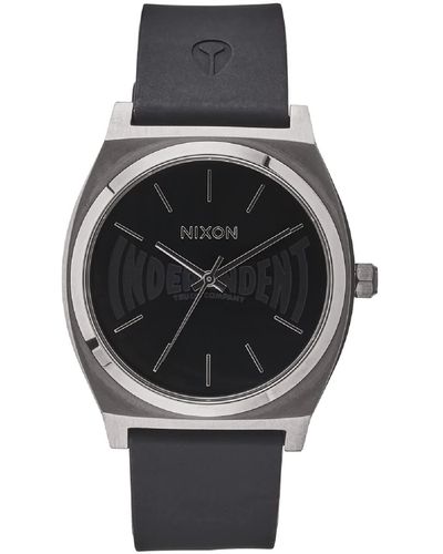 Nixon Analog Quarz Uhr mit Silikon Armband A1350-131-00 - Schwarz