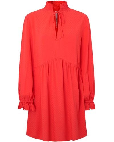 Pepe Jeans Beverly Dress - Rot