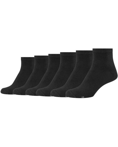 Skechers 6 Paar basic Quarter Sportsocken Socken SK42005 - Schwarz