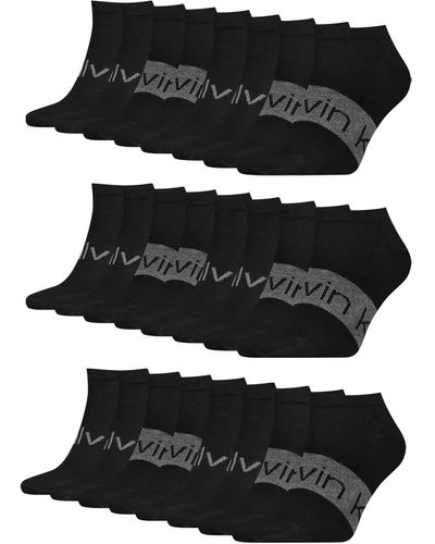 Calvin Klein Sneaker Socken Socks 12 Paar - Schwarz