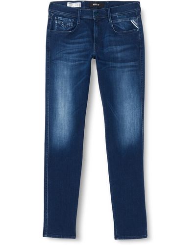 Replay Anbass Forever Blue Jeans - Blau
