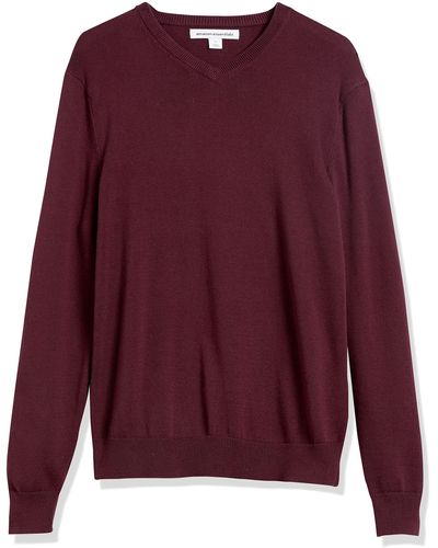 Amazon Essentials V-neck Sweater - Purple