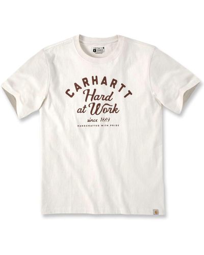 Carhartt T-Shirt Relaxed Fit /S Graphic - Weiß
