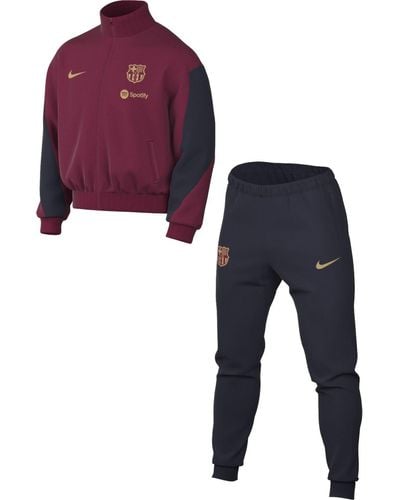 Nike FCB M Nk DF Strk TRK Suit K Tuta Sportiva - Blu