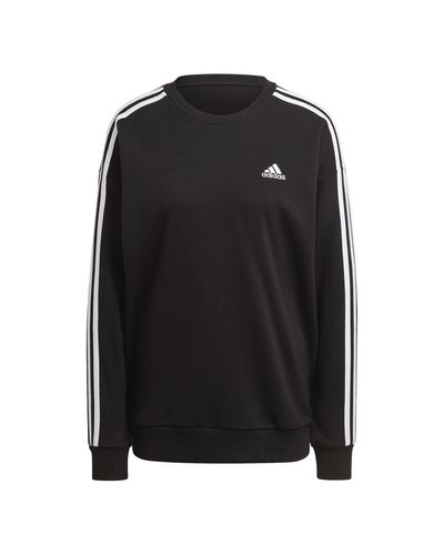 adidas Sweat-shirt Essentials Studio Lounge 3-Stripes - Noir
