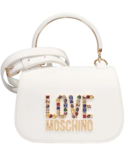 Love Moschino Jc4337pp0i Hand Bag - White