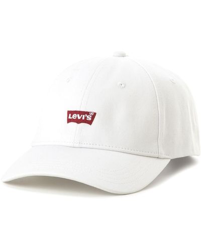 Levi's Housemark Flexfit Cap - Weiß