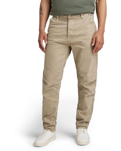 G-Star RAW Grip 3D Relaxed Tapered Jeans - Natur