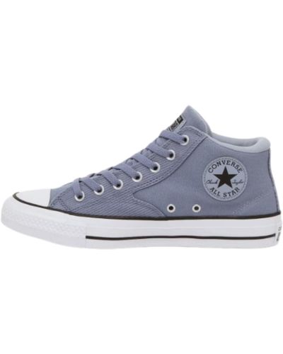 Converse Chuck Taylor All Star Malden Mid Canvas Sneaker – Schnürverschluss Stil – - Blau