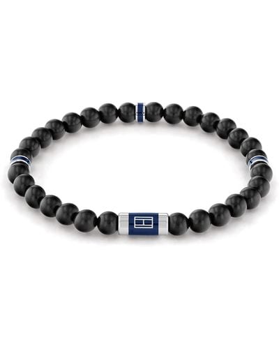 Tommy Hilfiger Jewelry Bracelet pour de perles en bois Noir - 2790323