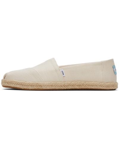 TOMS , Alpargata Rope Recycled Espadrille Slip-on Natural 8.5 M