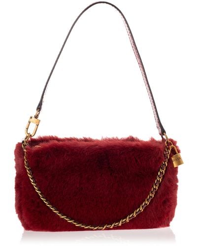 Guess Katey Luxe Mini Top Zip Shoulder Bag Merlot - Rouge