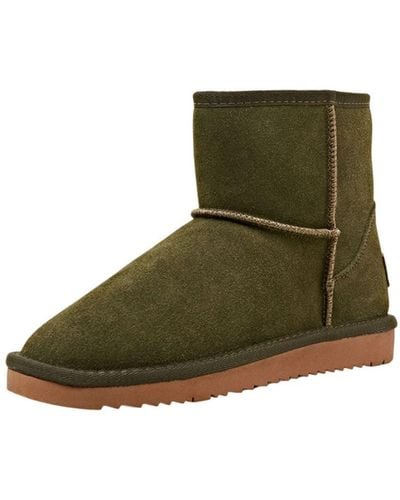 Esprit Cuddly Ladies Ankle Boot - Green