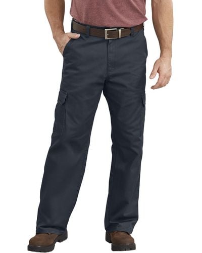 Dickies Loose Fit Double Knee Twill Work Pant - Blue