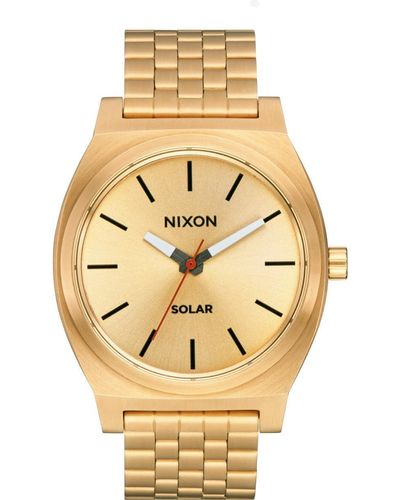 Nixon Analog Quartz Watch With Stainless Steel Strap A1369-510-00 - Natural