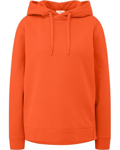 S.oliver Sweatshirt mit Kapuze - Orange