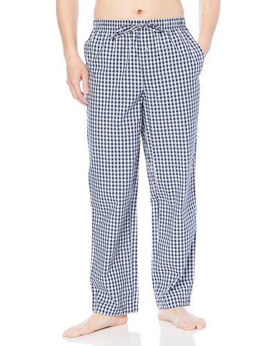 Amazon Essentials Woven Pajama Pant Bottoms - Azul
