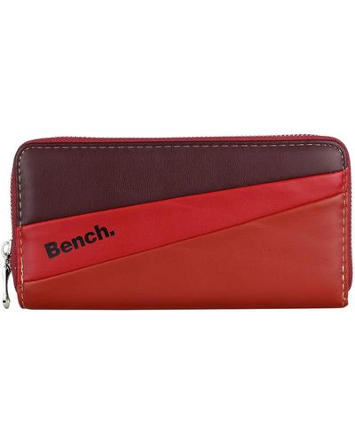 Bench RFID Geldbörse Portmonee Geldbeutel Portemonnaie 90041 - Rot