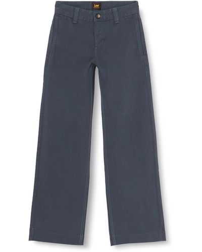 Lee Jeans Chino Dritto Pantaloni - Blu