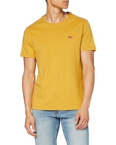 Levi's SS Original HM Tee Cool Yellow T-Shirt - Giallo