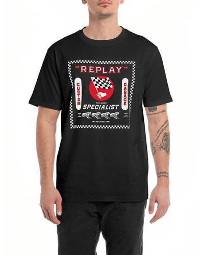 Replay M6649 T-shirt - Black