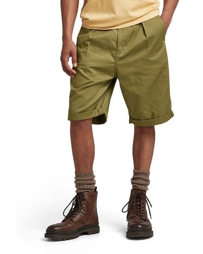 G-Star RAW Worker Chino Shorts - Verde