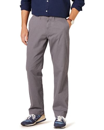 Amazon Essentials Classic-fit Casual Stretch Khaki Pant - Gray