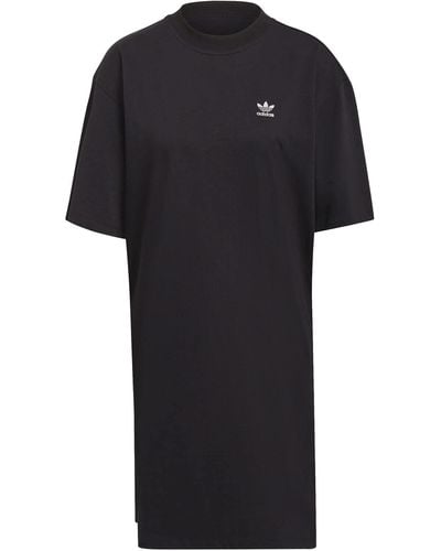 adidas T-Shirt Kleid - Schwarz