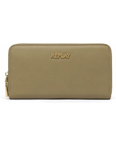 Replay Women's Wallet Large - Green