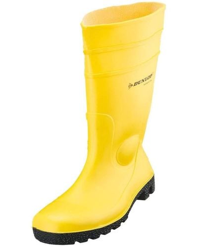 Dunlop Protective Footwear -Erwachsene Protomastor Full Safety Kurzschaft Gummistiefel - Gelb