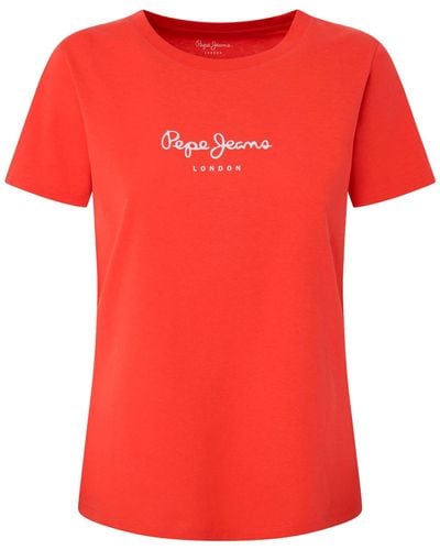 Pepe Jeans Wendy T-Shirt - Rot