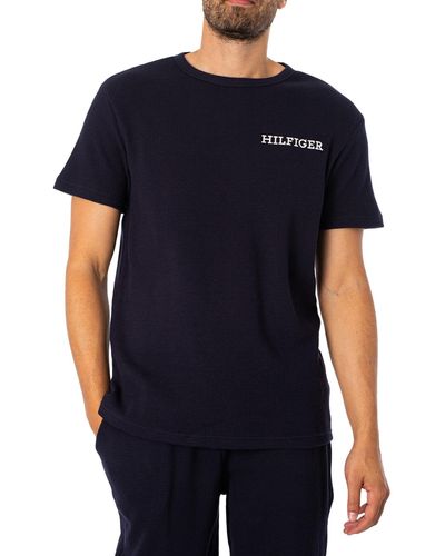 Tommy Hilfiger T-shirt Flag Monotype s - Bleu