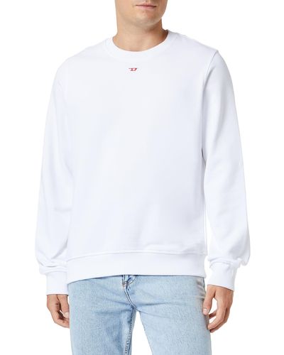 DIESEL S-ginn-d Sweat-shirt Sweatshirt - White