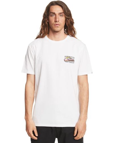 Quiksilver T-Shirt for - T-Shirt - Männer - L - Weiß