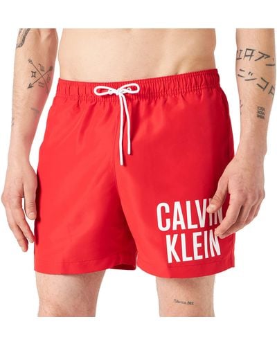 Calvin Klein Medium Drawstring 701 Cordon de Serrage Moyen - Rouge