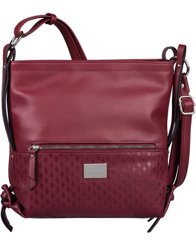 Tom Tailor Bags Elin Vintage Umhängetasche Crossbody Bag Mittelgroß Rot